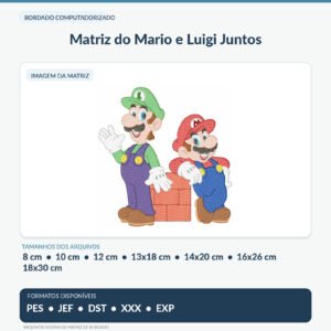 Matriz do Mario e Luigi Juntos