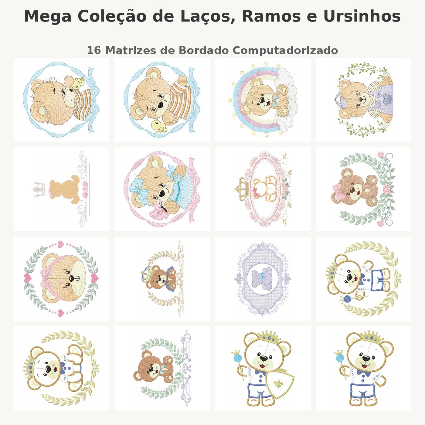 Mega Coleção de Laços, Ramos e Ursinhos