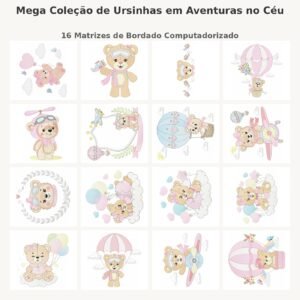 Mega Coleção de Ursinhas em Aventuras no Céu