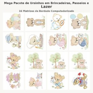 Mega Pacote de Ursinhos em Brincadeiras, Passeios e Lazer