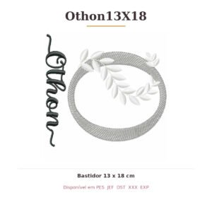 Matriz de Bordado Nome Othon13X18 Ramos