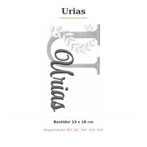Matriz de Bordado Nome Urias Ramos